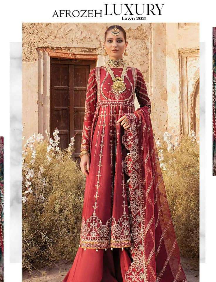 Afrozeh Luxury Lawn Collection